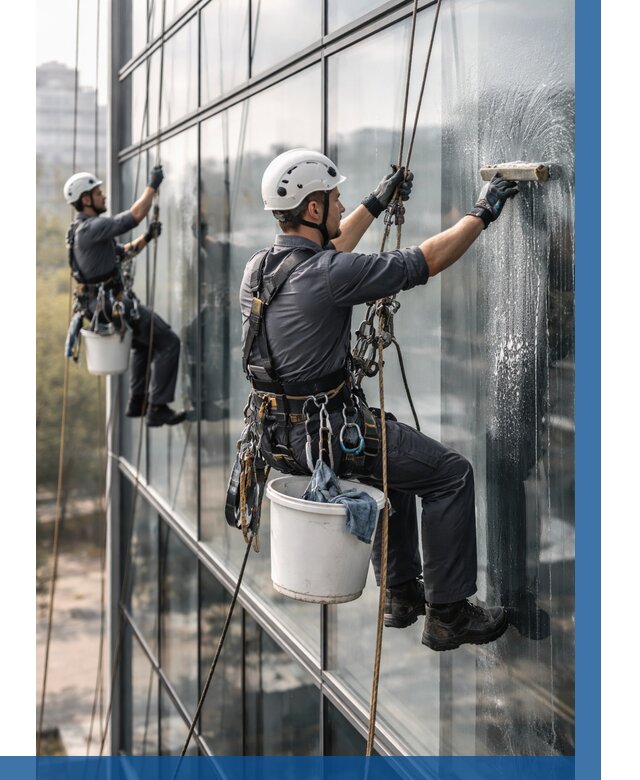 Мойка сплошного остекления в Скопине, заказать от 313 р.| ВЫСОТНИК-Скп