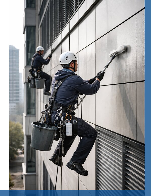 Мойка вентилируемого фасада в Скопине от 261 р. | ВЫСОТНИК-Скп