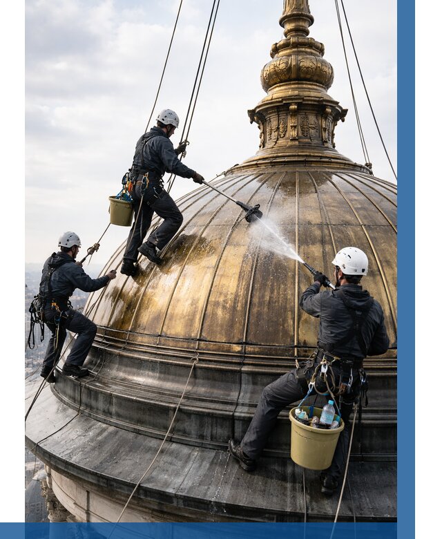 Мойка куполов и шпилей в Скопине от 8337 р. - заказать | ВЫСОТНИК-Скп