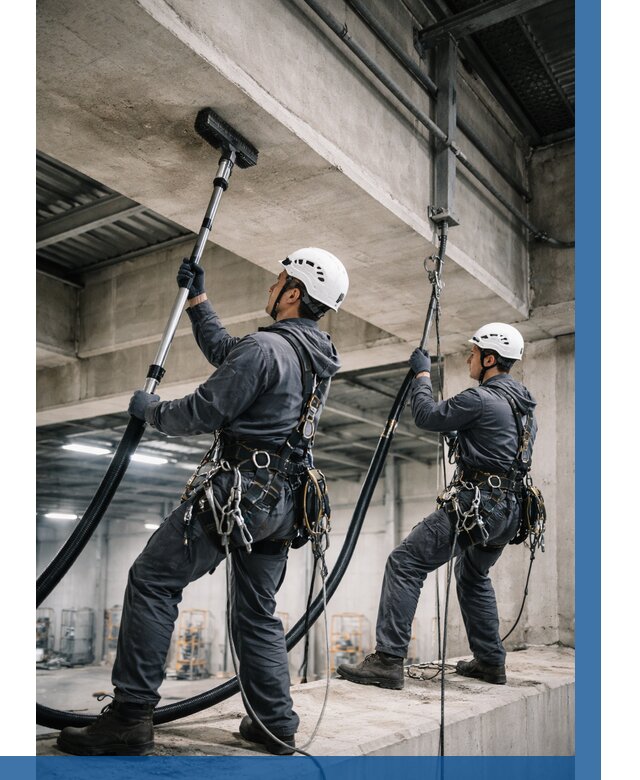 Обеспыливание потолочных конструкций в Скопине от 261 р. |ВЫСОТНИК-Скп