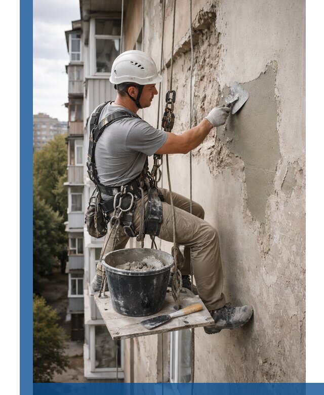 Восстановление фасадной штукатурки в Скопине с гарантией качества