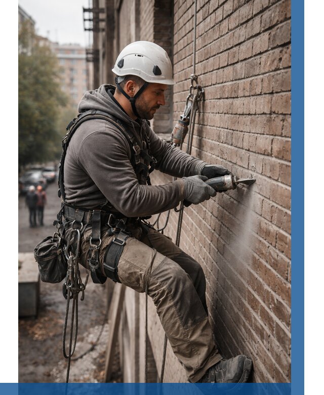 Расшивка кирпичных швов в Скопине от 625 р. | ВЫСОТНИК-Скп