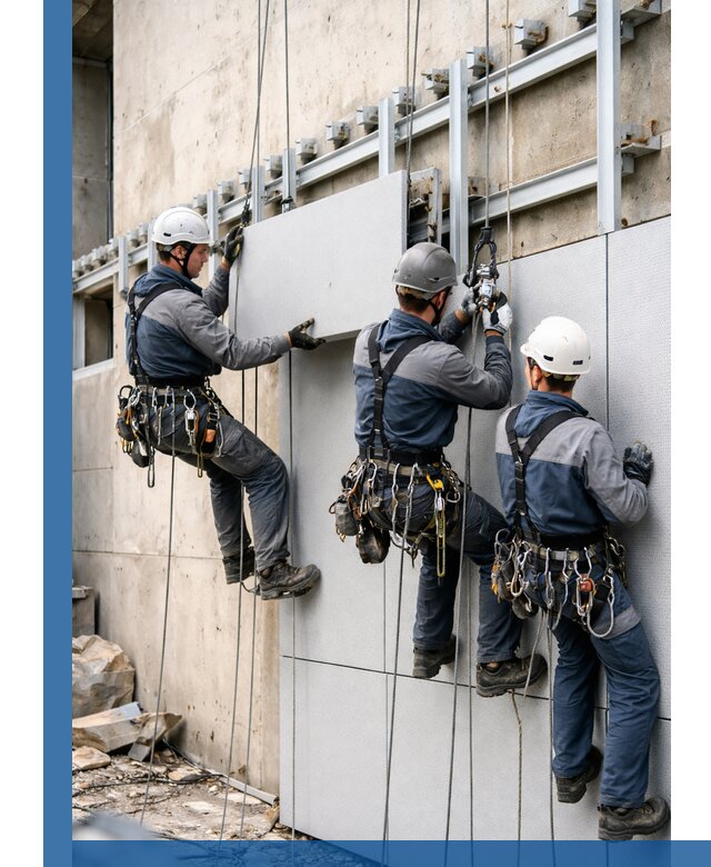 Монтаж вентилируемого фасада в Скопине под ключ с гарантией качества