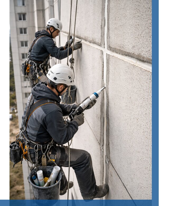 Герметизация межпанельных швов в Скопине от 729 р. | ВЫСОТНИК-Скп