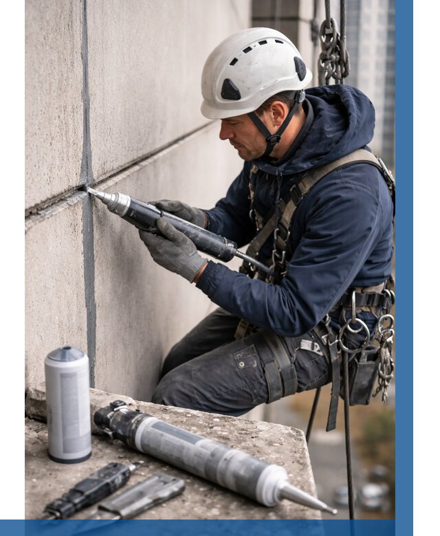 Вторичная герметизация швов в Скопине от 469 р. | ВЫСОТНИК-Скп