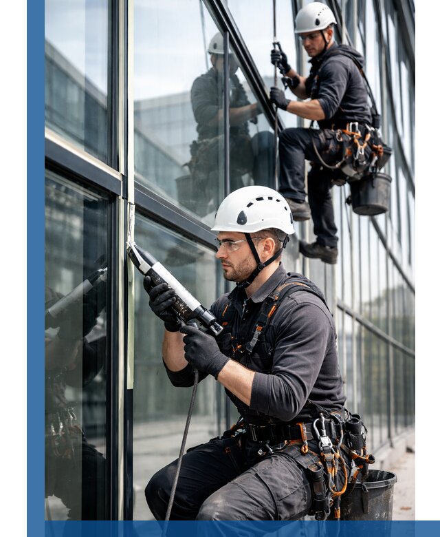 Герметизация витражных швов в Скопине для зданий и фасадов