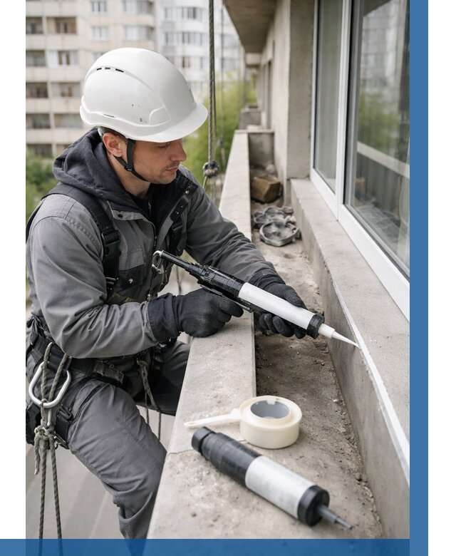 Герметизация швов лоджии в Скопине от 4689 р. | ВЫСОТНИК-Скп