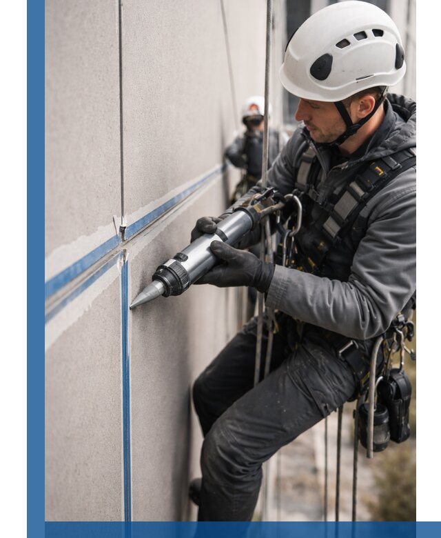 Герметизация стыков фасадных панелей в Скопине качественно и быстро