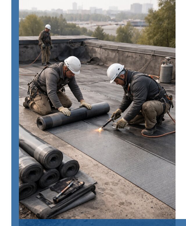 Монтаж мягкой кровли в Скопине профессионально и надежно