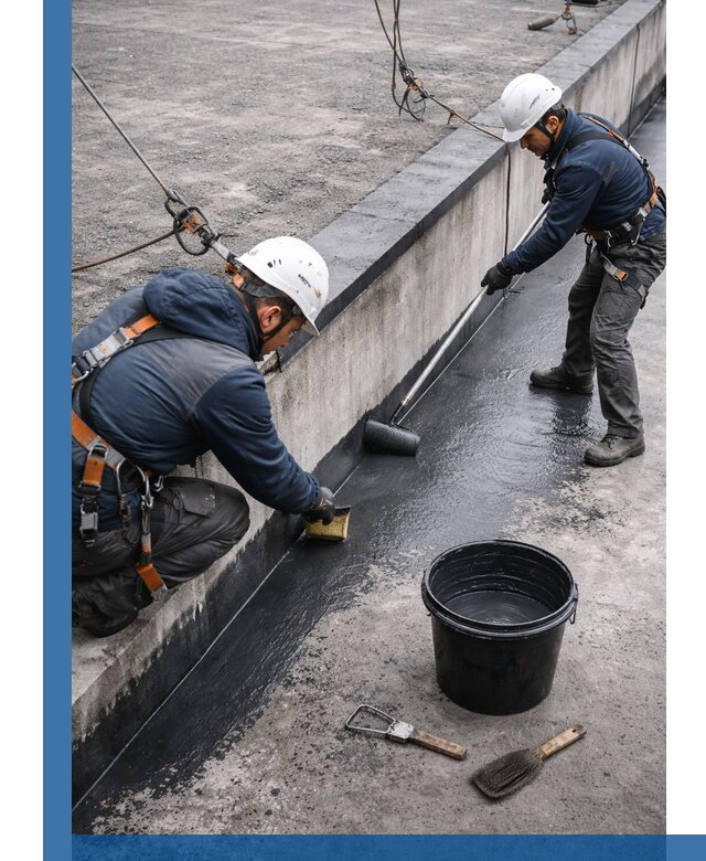 Гидроизоляция кровли жидкой резиной профессионально в Скопине