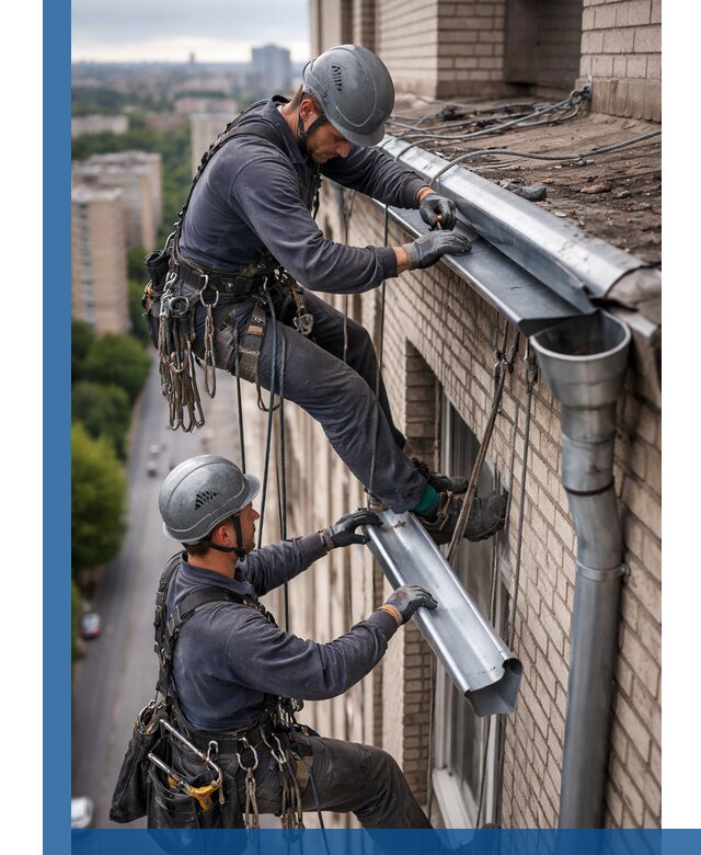 Ремонт водосточных желобов в Скопине, быстро и качественно