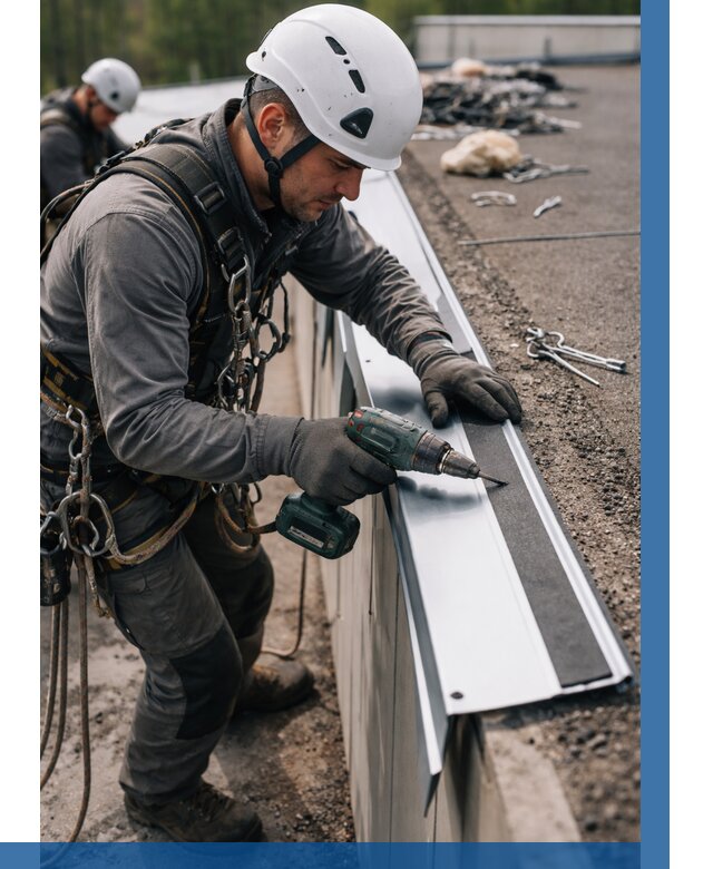 Монтаж капельника на кровле в Скопине от 313 р. | ВЫСОТНИК-Скп