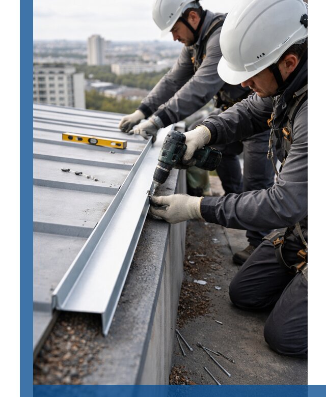 Монтаж капельника на кровле в Скопине с гарантией качества