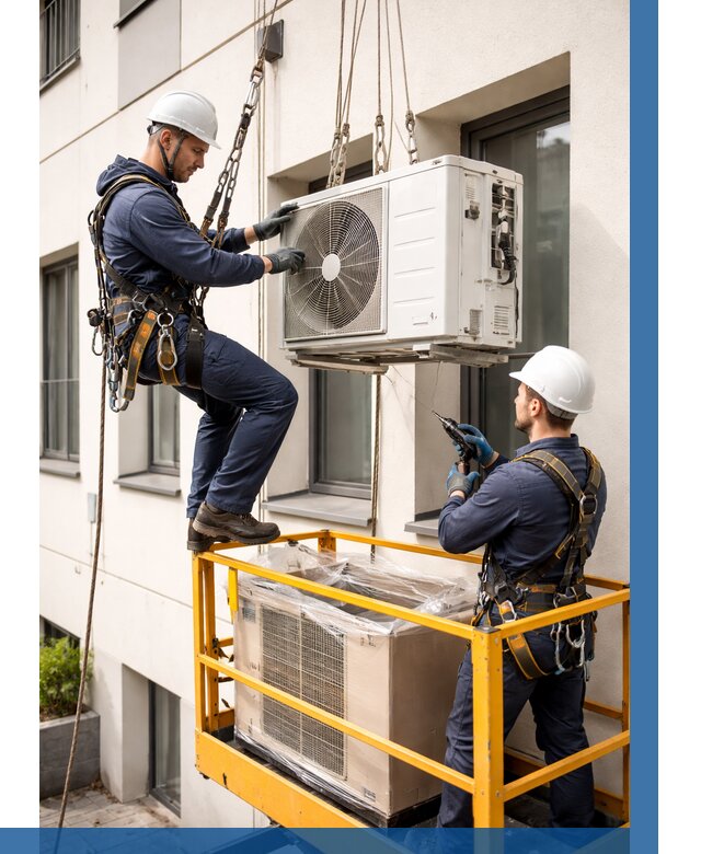 Демонтаж внешнего блока кондиционера в Скопине от 3647 р. | ВЫСОТНИК-Скп