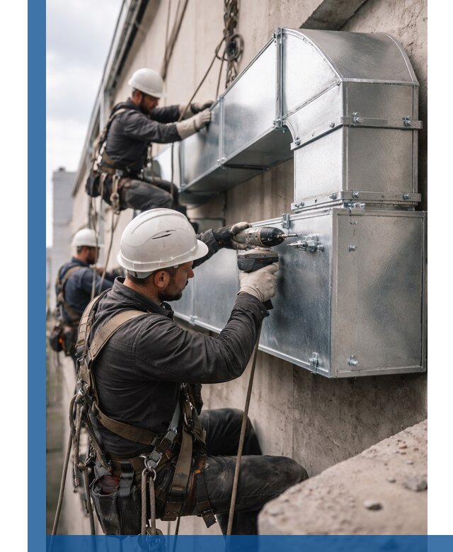 Профессиональный монтаж вентиляционных коробов в Скопине под ключ