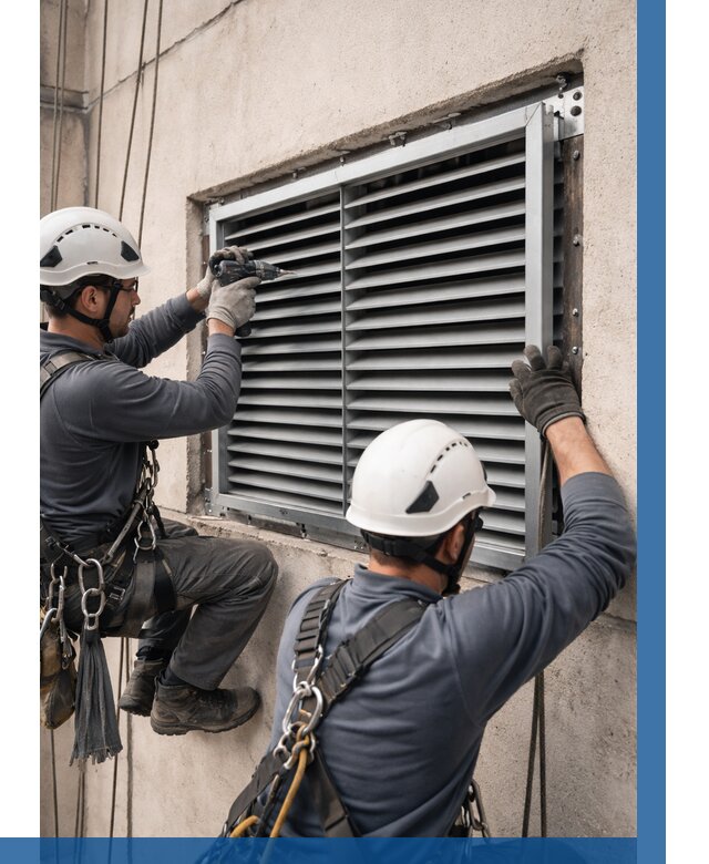 Монтаж вентиляционных решеток в Скопине от 4689 р. | ВЫСОТНИК-Скп