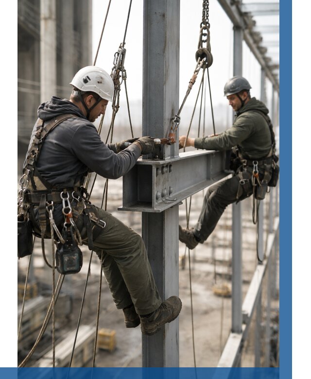 Монтаж металлоконструкций на высоте в Скопине от 3647 р. | ВЫСОТНИК-Скп