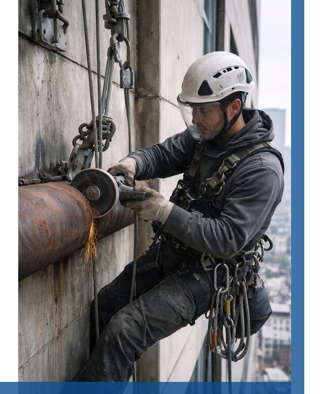 Резка металла на высоте в Скопине по цене от 4689 р. | ВЫСОТНИК-Скп