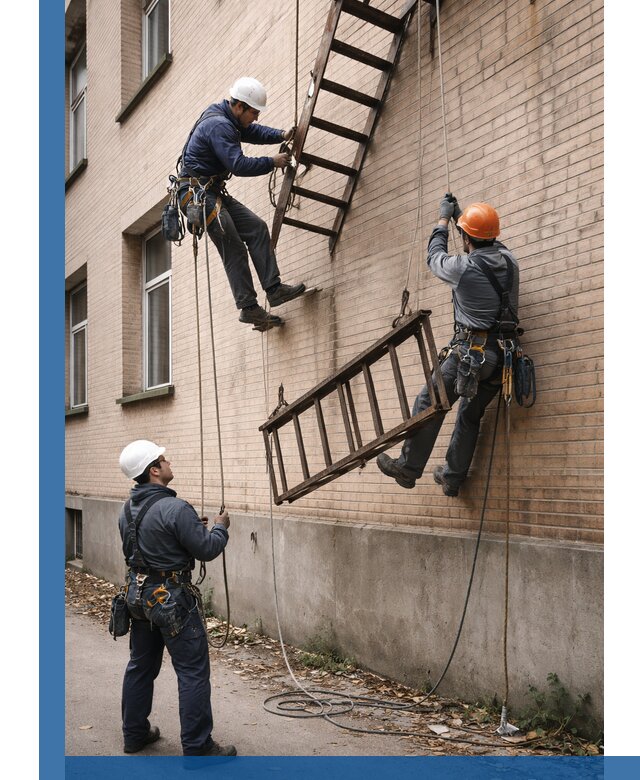 Демонтаж пожарной лестницы в Скопине быстро и безопасно