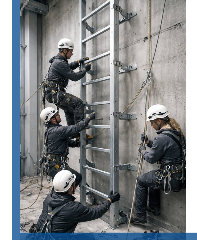 Монтаж металлических лестниц в Скопине под ключ со гарантией