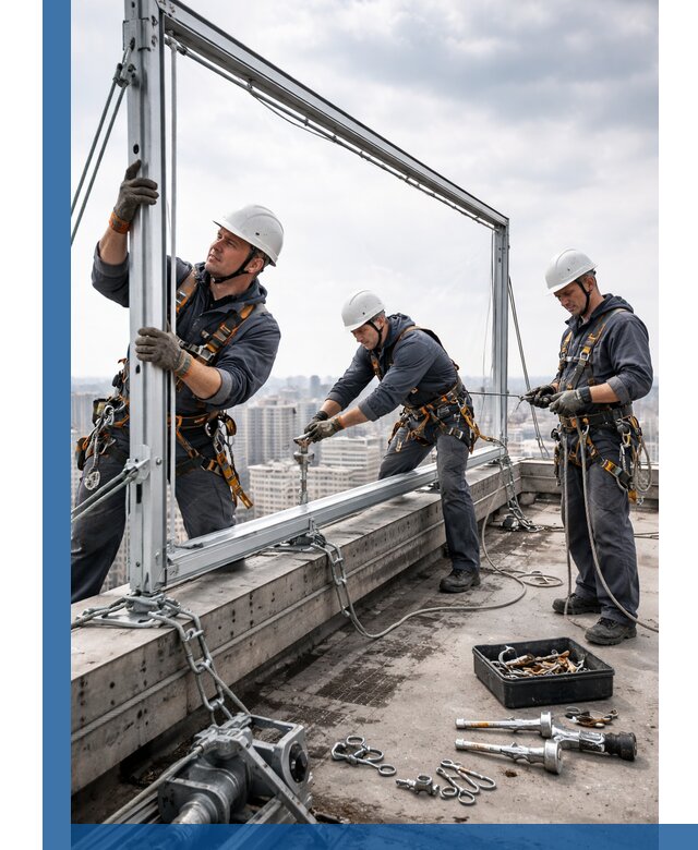 Монтаж крышных рекламных конструкций под ключ в Скопине