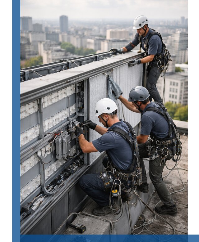 Профессиональное обслуживание крышной рекламы в Скопине под ключ