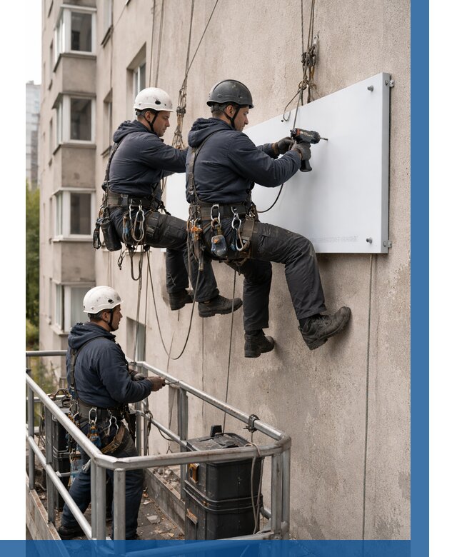 Монтаж табличек и указателей в Скопине от 3647 р. | ВЫСОТНИК-Скп