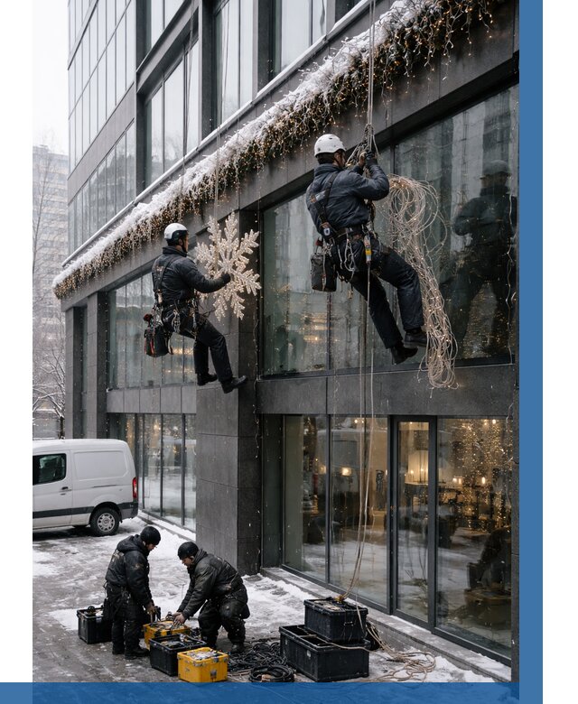 Демонтаж новогоднего оформления в Скопине от 5732 р. | ВЫСОТНИК-Скп