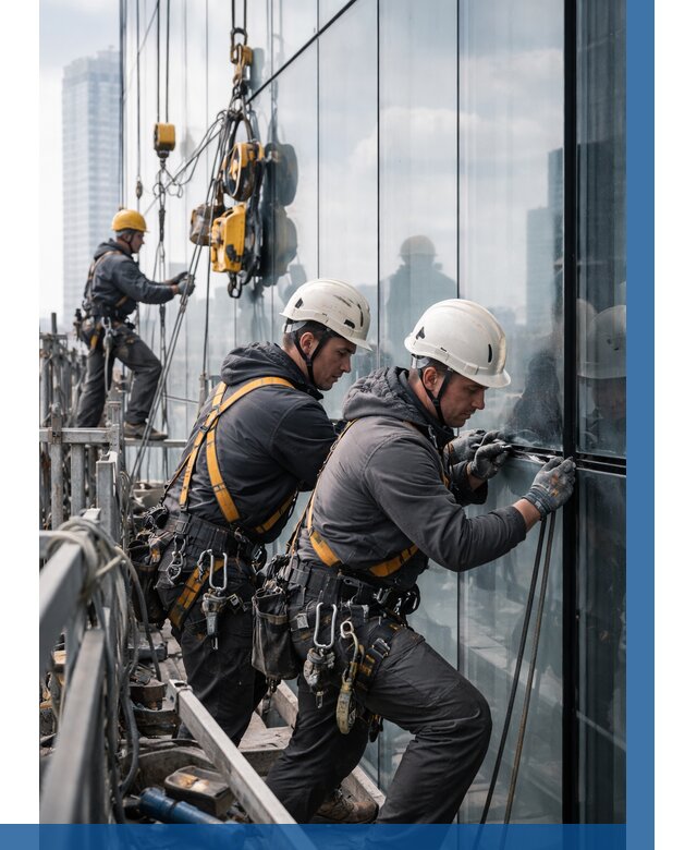 Структурное остекление фасадов в Скопине от 9900 р. | ВЫСОТНИК-Скп