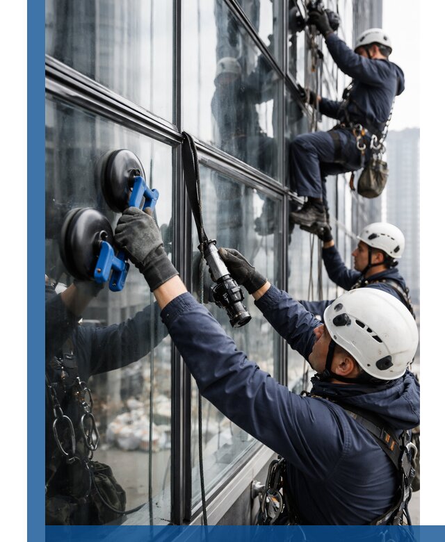 Радиусное остекление фасадов под ключ в Скопине с гарантиями