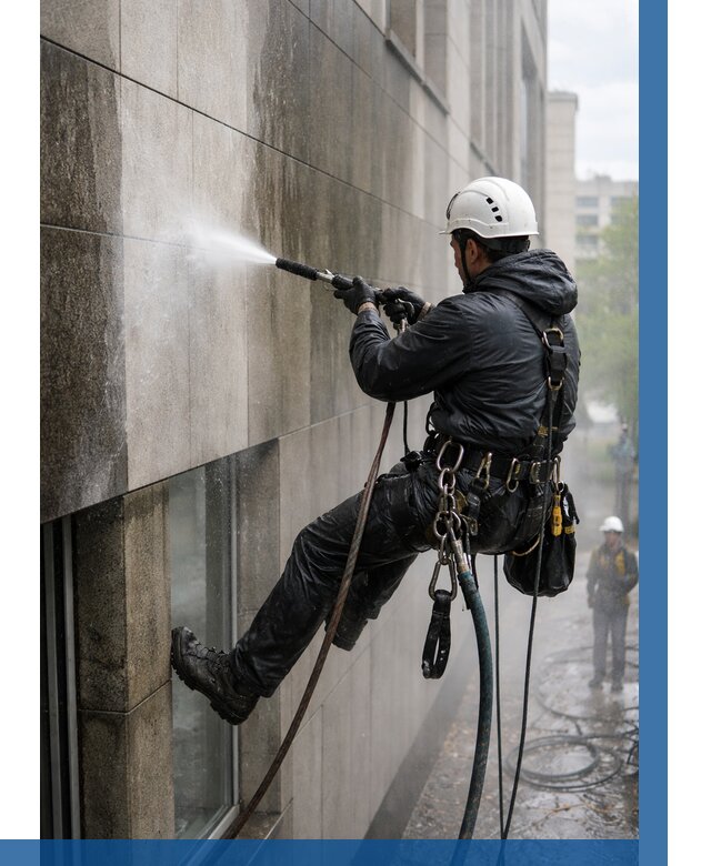 Гидроструйная очистка поверхностей в Скопине от 886 р. | ВЫСОТНИК-Скп