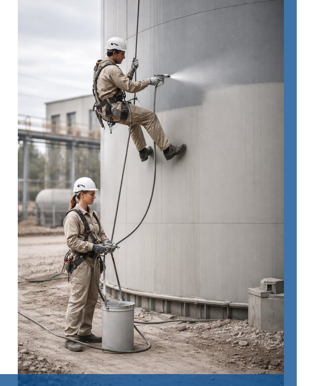 Покраска резервуаров в Скопине от 1251 р. | ВЫСОТНИК-Скп — заказать