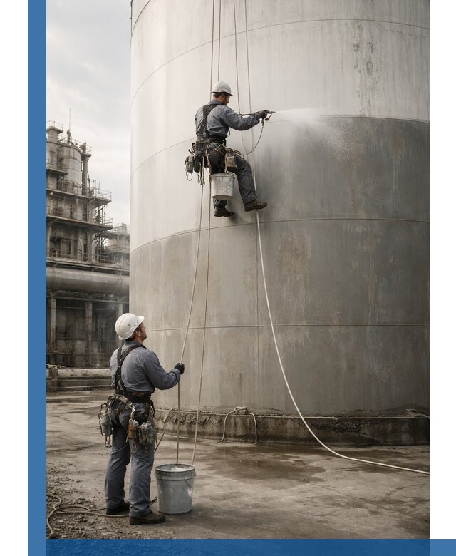 Покраска стальных резервуаров и емкостей в Скопине профессионально