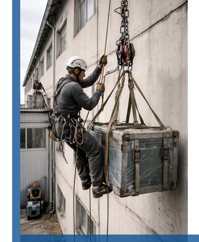 Подъем грузов на высоту в Скопине для промышленных объектов