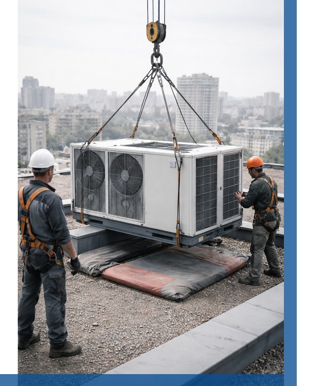 Подъем груза на крышу в Скопине от 5211 р. | ВЫСОТНИК-Скп заказать