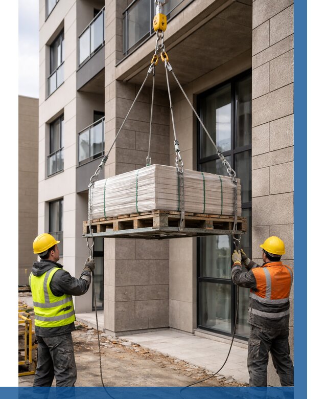 Подъем керамогранита на этаж в Скопине от 3647 р. | ВЫСОТНИК-Скп