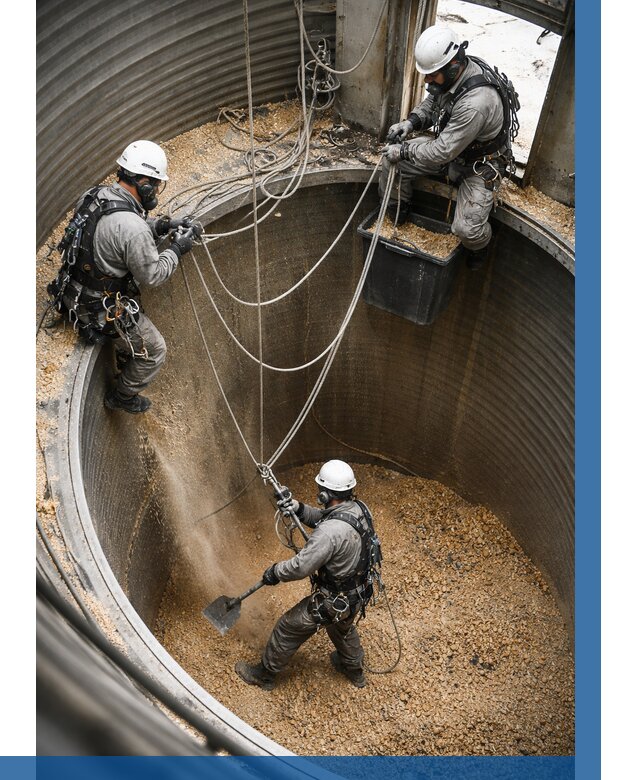 Чистка зерновых бункеров в Скопине от 12505 р. | ВЫСОТНИК-Скп