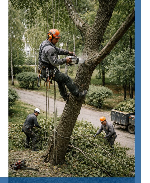 Кронирование деревьев в Скопине от 6774 р. | ВЫСОТНИК-Скп