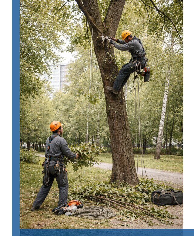 Санитарная обрезка деревьев в Скопине, профессионально и безопасно