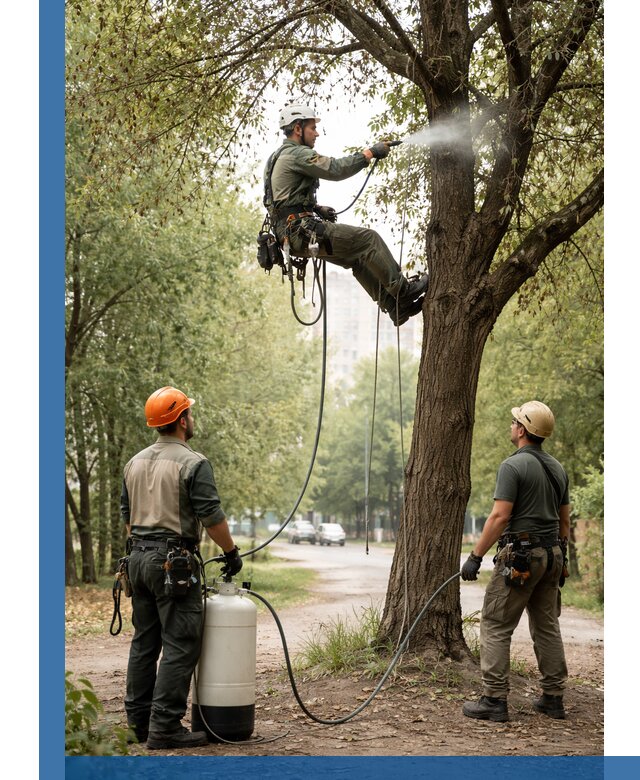 Обработка деревьев от вредителей в Скопине профессиональная защита