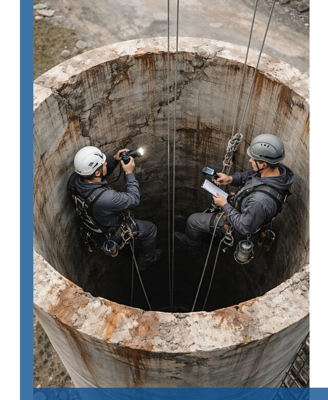 Обследование дымовой трубы: диагностика и оценка состояния в Скопине